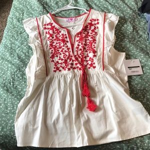 Southern charm shirt ruffle sleeves